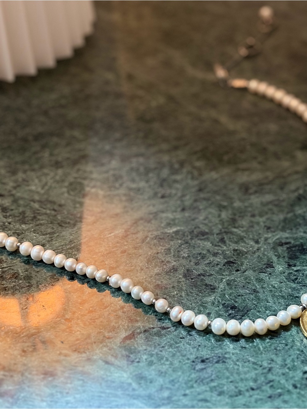Lustrous White Freshwater Pearl Necklace for Women